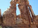 A 500 foot monolith at the end of a box canyon.