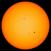 Solar disk 8 Dec 2022 NASA SDO HMI